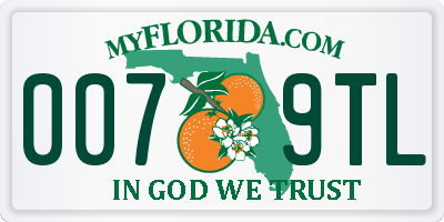 FL license plate 0079TL