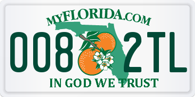FL license plate 0082TL