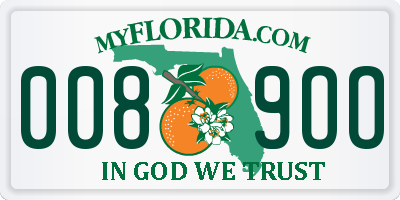 FL license plate 0089OO