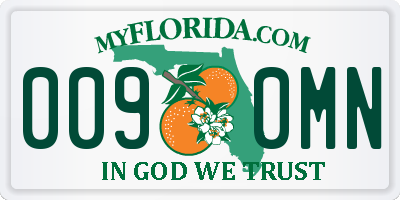 FL license plate 0090MN
