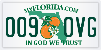 FL license plate 0090VG