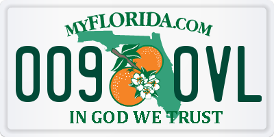 FL license plate 0090VL