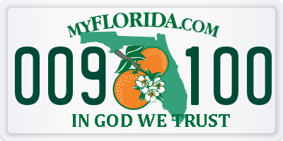 FL license plate 0091OO