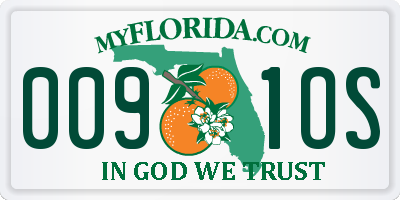 FL license plate 0091OS