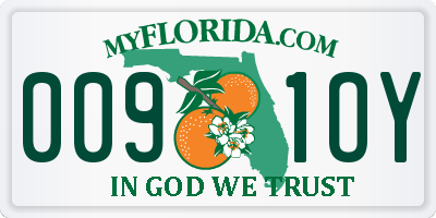 FL license plate 0091OY