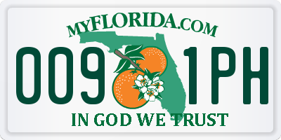 FL license plate 0091PH