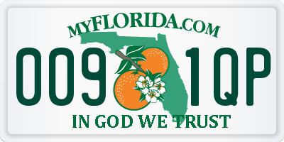 FL license plate 0091QP