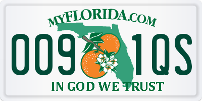FL license plate 0091QS