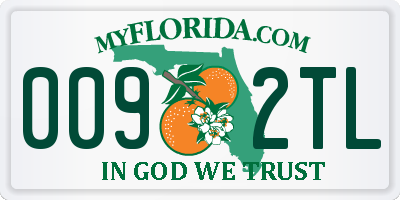 FL license plate 0092TL