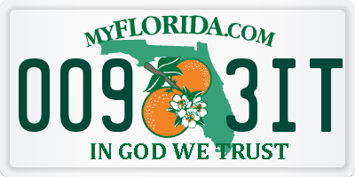 FL license plate 0093IT