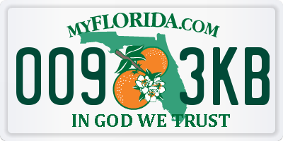 FL license plate 0093KB