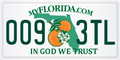 FL license plate 0093TL