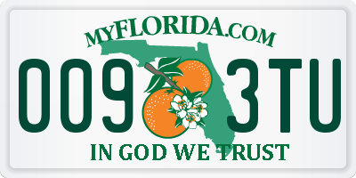 FL license plate 0093TU
