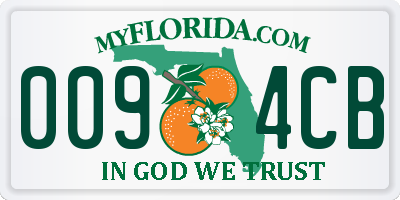 FL license plate 0094CB