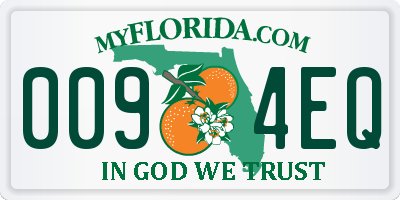 FL license plate 0094EQ