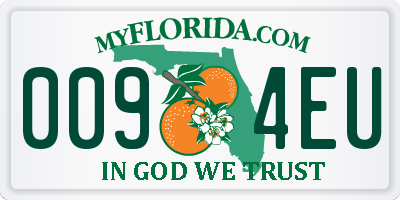 FL license plate 0094EU