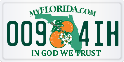 FL license plate 0094IH
