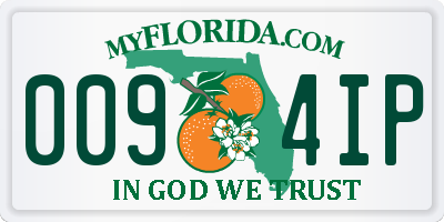 FL license plate 0094IP
