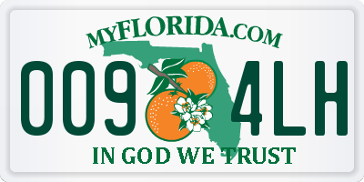 FL license plate 0094LH