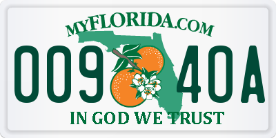 FL license plate 0094OA
