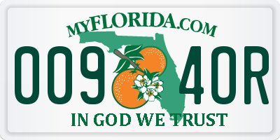 FL license plate 0094OR