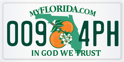 FL license plate 0094PH
