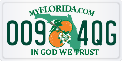 FL license plate 0094QG