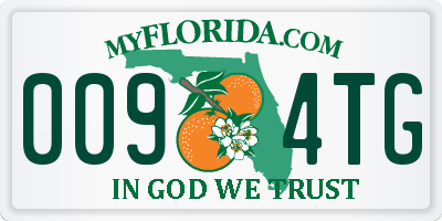FL license plate 0094TG