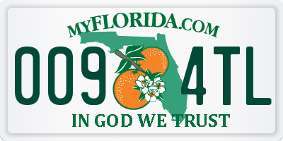 FL license plate 0094TL