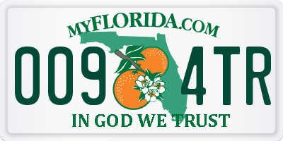FL license plate 0094TR