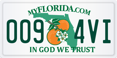 FL license plate 0094VI