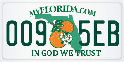 FL license plate 0095EB
