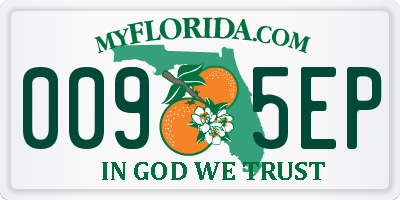 FL license plate 0095EP
