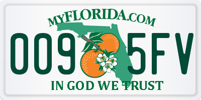 FL license plate 0095FV