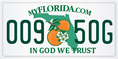 FL license plate 0095OG