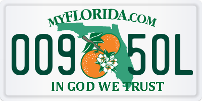 FL license plate 0095OL