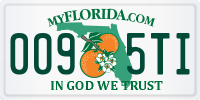 FL license plate 0095TI