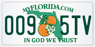 FL license plate 0095TV