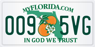 FL license plate 0095VG