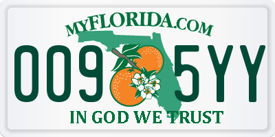 FL license plate 0095YY