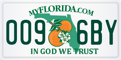 FL license plate 0096BY