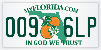 FL license plate 0096LP