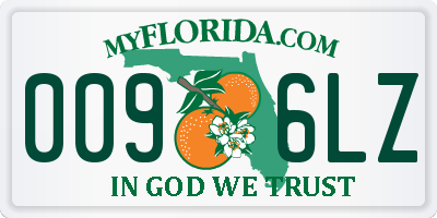 FL license plate 0096LZ