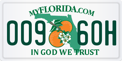 FL license plate 0096OH