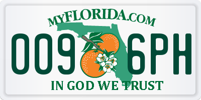 FL license plate 0096PH