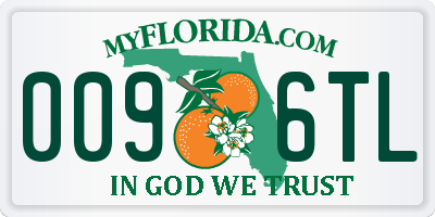 FL license plate 0096TL