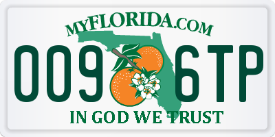 FL license plate 0096TP