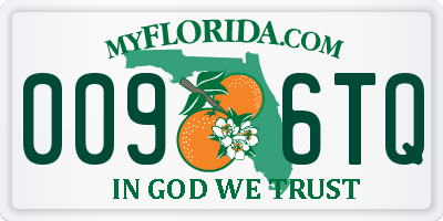 FL license plate 0096TQ