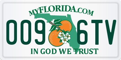 FL license plate 0096TV