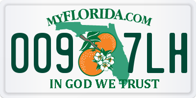 FL license plate 0097LH